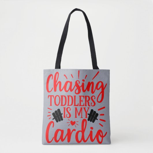 Toddler Love Mom  Tote Bag (Voorkant)