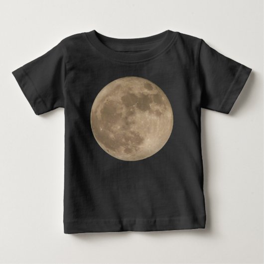 Toddler Moon Shirt Full Moon Baby (Voorkant)