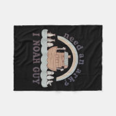 Toddler Need An Ark I A Noah Guy Funny Christian K Fleece Deken (Voorkant (Horizontaal))