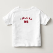 Toddler ONE Year Baseball T-Shirt (Achterkant)
