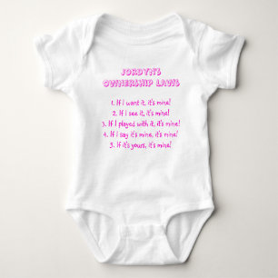 Toddler Ownership Laws - Jordyn Romper