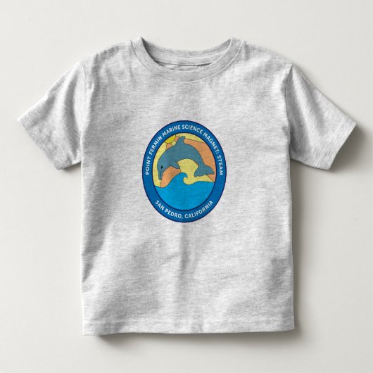 Toddler Point Fermin Elementary Light Grey Kinder Shirts (Voorkant)