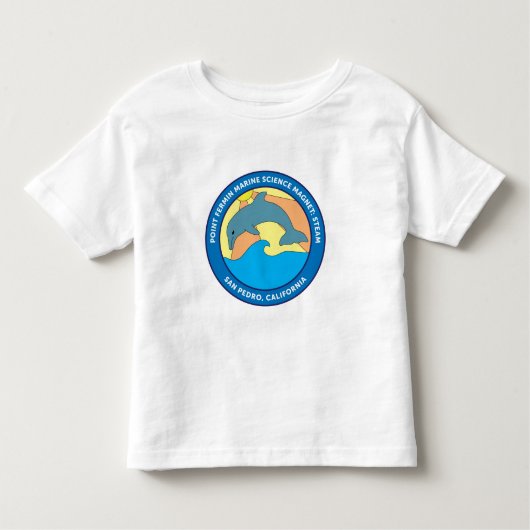 Toddler Point Fermin Elementary Logo White Kinder Shirts (Voorkant)