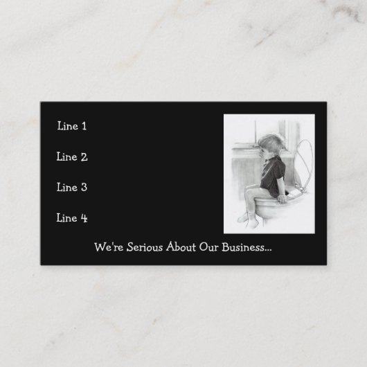 TODDLER, POTTY-VISITEKAARTJES VISITEKAARTJE (Voorkant)