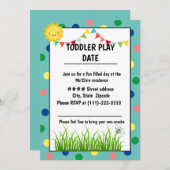 Toddler-speldatum Kaart (Voorkant / Achterkant)