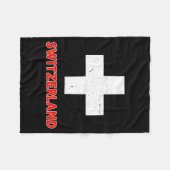 Toddler Swiss-shirt Switzerland Flag Baby Kids Boy Fleece Deken (Voorkant (Horizontaal))