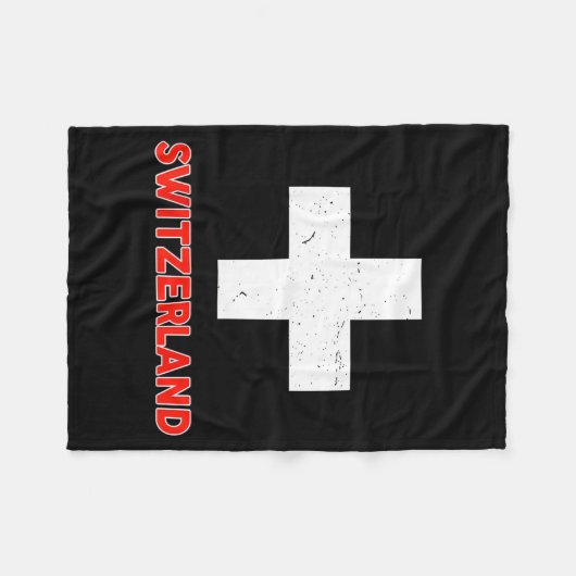 Toddler Swiss-shirt Switzerland Flag Baby Kids Boy Fleece Deken (Voorkant (Horizontaal))