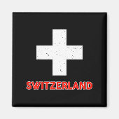 Toddler Swiss-shirt Switzerland Flag Baby Kids Boy Magneet (Voorkant)