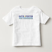 Toddler T-shirt Katie Porter voor het congres (Voorkant)