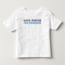 Toddler T-shirt Katie Porter voor het congres
