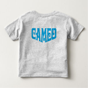 Toddler T-shirt met Blue Cameo Logo