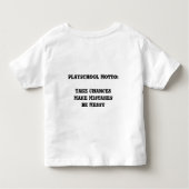 Toddler T-shirt-Shirt Kinder Shirts (Achterkant)