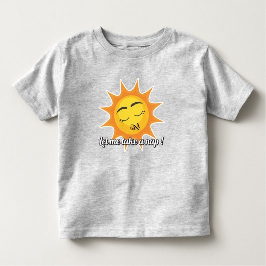 Toddler T-Shirt : Take a Nap (grey) (Voorkant)