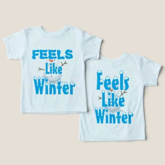 Toddler-Topjes en T-shirts (Ontwerp Voorkant & Achterkant)