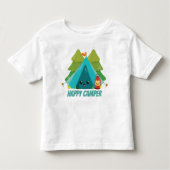 Toddler unisex happy camper t shirt (Voorkant)
