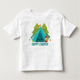 Toddler unisex happy camper t shirt