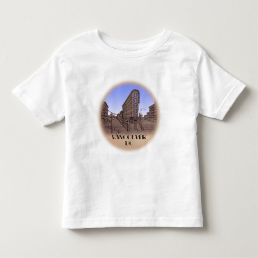Toddler Vancouver Souvenir T-shirt Gastown Shirt (Voorkant)