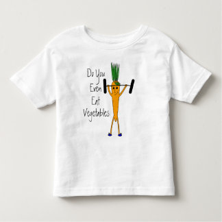 Toddler Weightlift wortelt-shirt Kinder Shirts