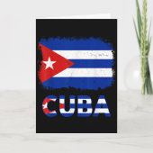Toddler White Cuban La Cubanita Cuba Flag Hispanic Kaart (Voorkant)