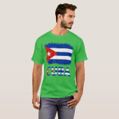 Toddler White Cuban La Cubanita Cuba Flag Hispanic T-shirt (Voorkant volledig)