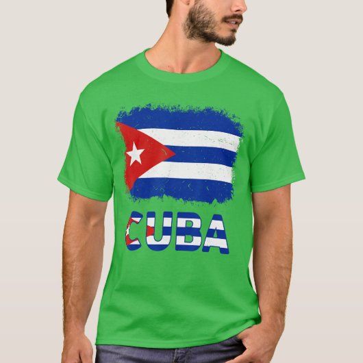 Toddler White Cuban La Cubanita Cuba Flag Hispanic T-shirt (Voorkant)
