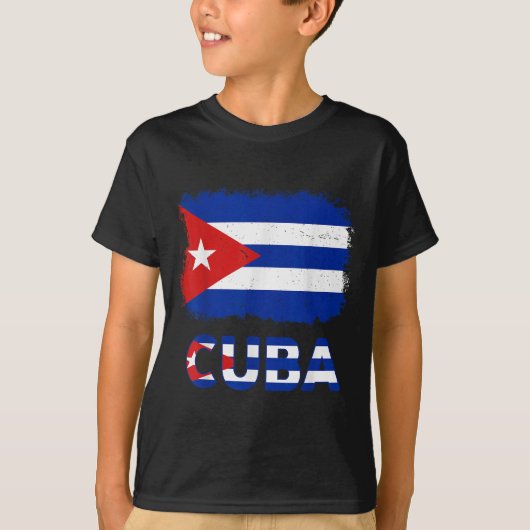 Toddler White Cuban La Cubanita Cuba Flag Hispanic T-shirt (Voorkant)