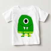 Toddlers/kinder Monster Shirt (Voorkant)
