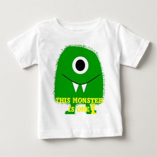 Toddlers/kinder Monster Shirt (Voorkant)