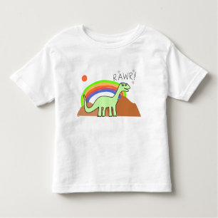 Toddlers Rainbow Rawr Shirten Kinder Shirts
