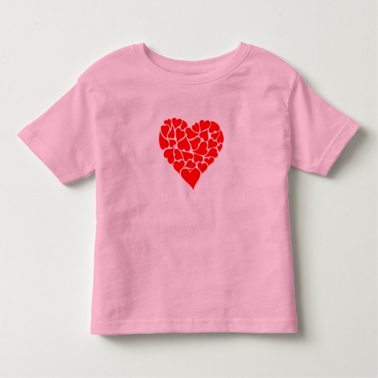 Toddlers Shirt-Valentijn Heart Kinder Shirts (Voorkant)