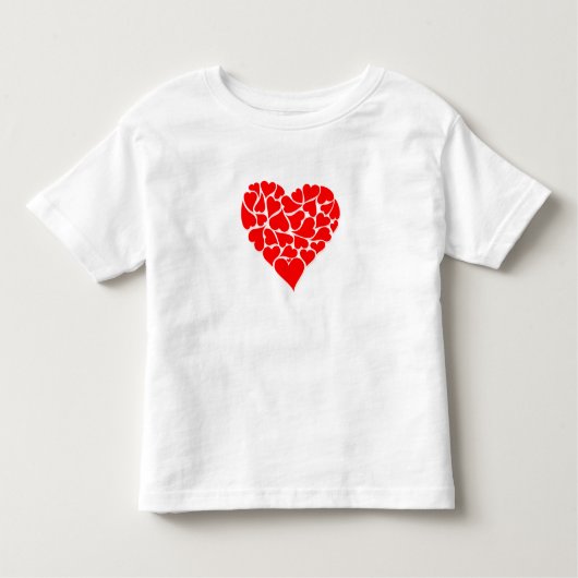 Toddlers Shirt-Valentijn Heart Kinder Shirts (Voorkant)