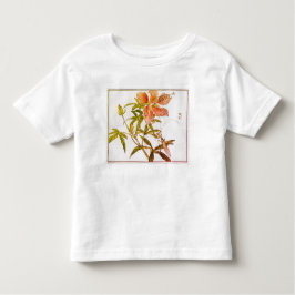 TODDLERS T-SHIRT MET FLOWERS CUSTOELNAAM