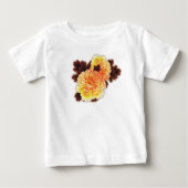 TODDLERS T-SHIRT MET FLOWERS CUSTOELNAAM (Voorkant)