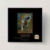 Toddlers Vierkante Button 5,1 Cm (Voorkant)