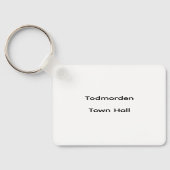 Todmorden Town Hall Sleutelhanger (Achterkant)