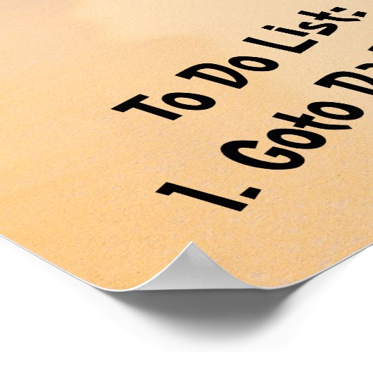 Todo List poster (Hoek)