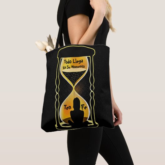 “Todo llega en su momento” – Believe in Timing  Tote Bag (Dichtbij)