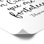 Todo Lo Puedo En Cristo, Filippijnen 4:13 Poster (Hoek)