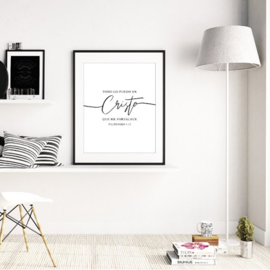 Todo Lo Puedo En Cristo, Filippijnen 4:13 Poster