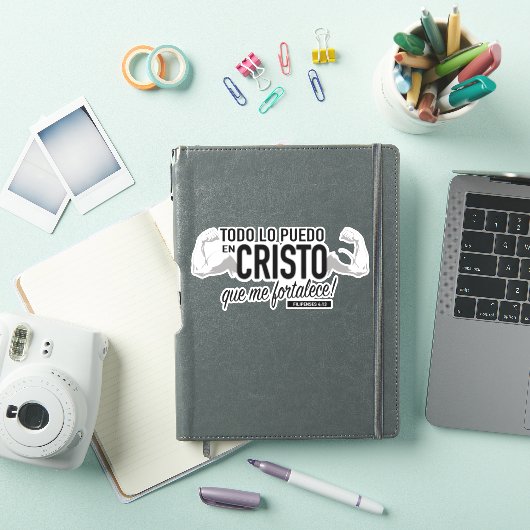 Todo Lo Puedo en Cristo Sticker 6 inch (iPad Cover)