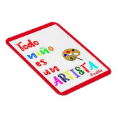 Todo Nino es un Artista Quote Magneet (Rechterzijde)
