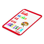 Todo Nino es un Artista Quote Magneet (Linkerzijde)