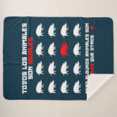 Todos los animales son iguales 2 sherpa deken (Voorkant (horizontaal))