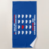 Todos los animales son iguales 2 strandlaken (Voorkant)