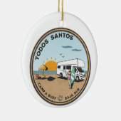 Todos Santos Baja California Sur Mexico Keramisch Ornament (Rechts)