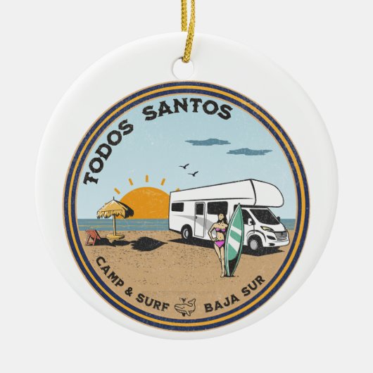 Todos Santos Baja California Sur Mexico Keramisch Ornament (Voorkant)
