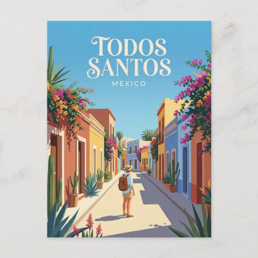 Todos Santos Mexico Briefkaart (Voorkant)