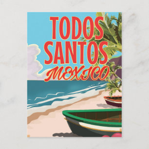 Todos Santos Mexico-reisposter Briefkaart