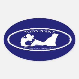 Tod's Point Oval Sticker