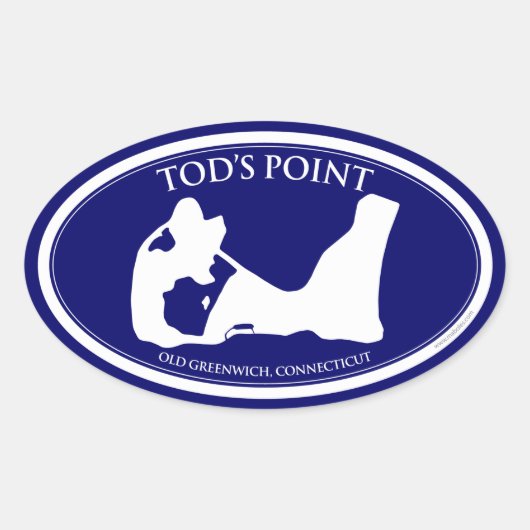 Tod's Point Ovale Sticker (Voorkant)